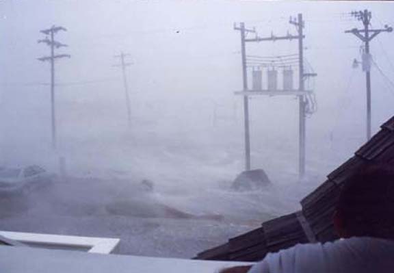 Highest tidal surge in Cape Hatteras history